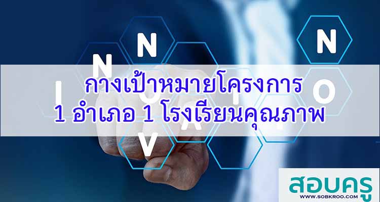M559_กางเป้าหมาย 1 อำเภอ 1 โรงเรียนคุณภาพ